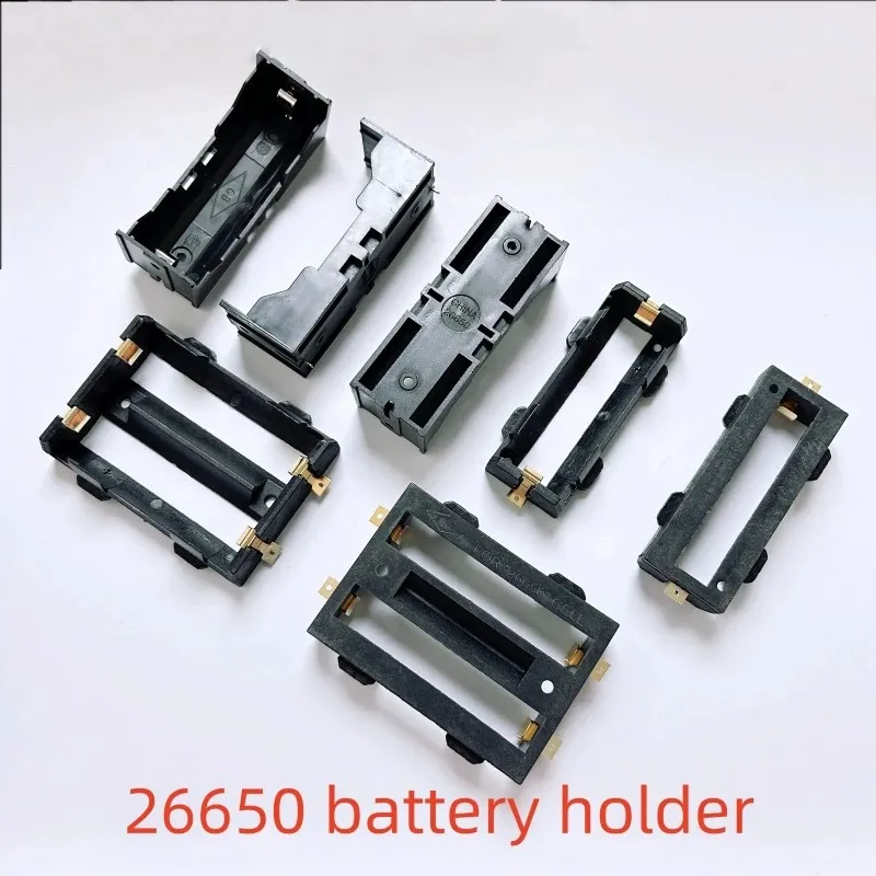 

1/2 Slots 26650 Battery Holder 26650 SMT Pins Battery Holder Patches 26650 Battery Case 26650 Battery Box