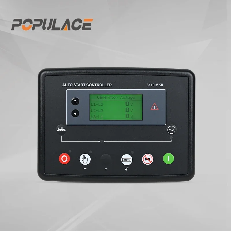 POPULACE Intelligent Genset control Automatic Generator Control Panel DSE6110 Deep Sea Generator Controller DSE 6110 MKII