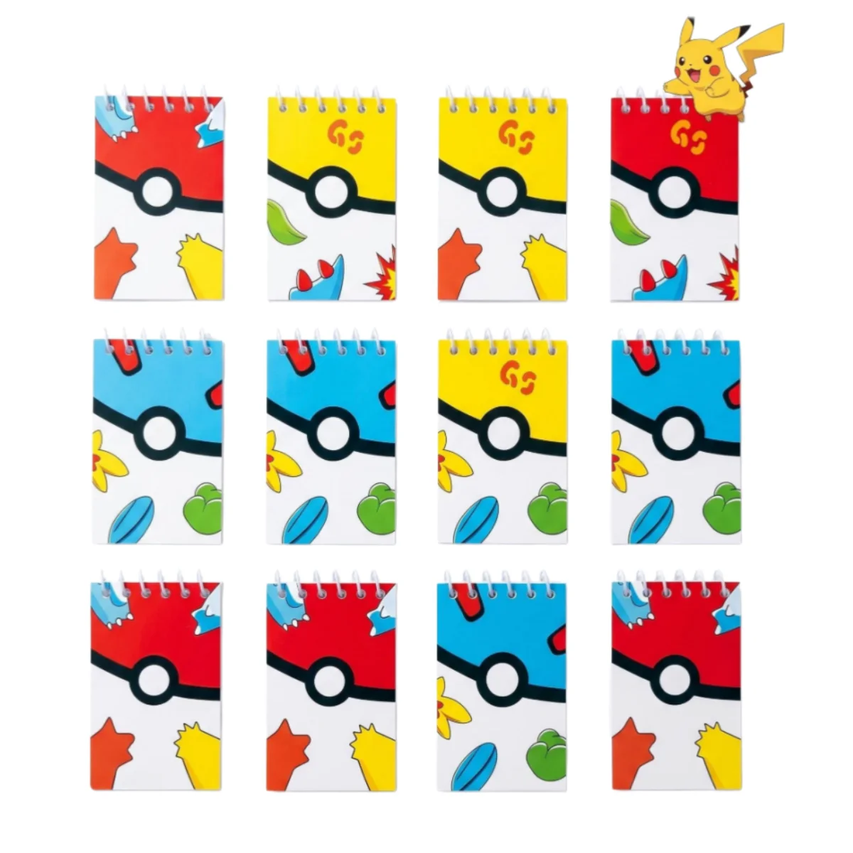 12/60PCS Pokémon Spiral Notebooks. Suitable for School and Office Notes, Teaching Gifts, and Back-to-School Stationery Gifts. image 3
