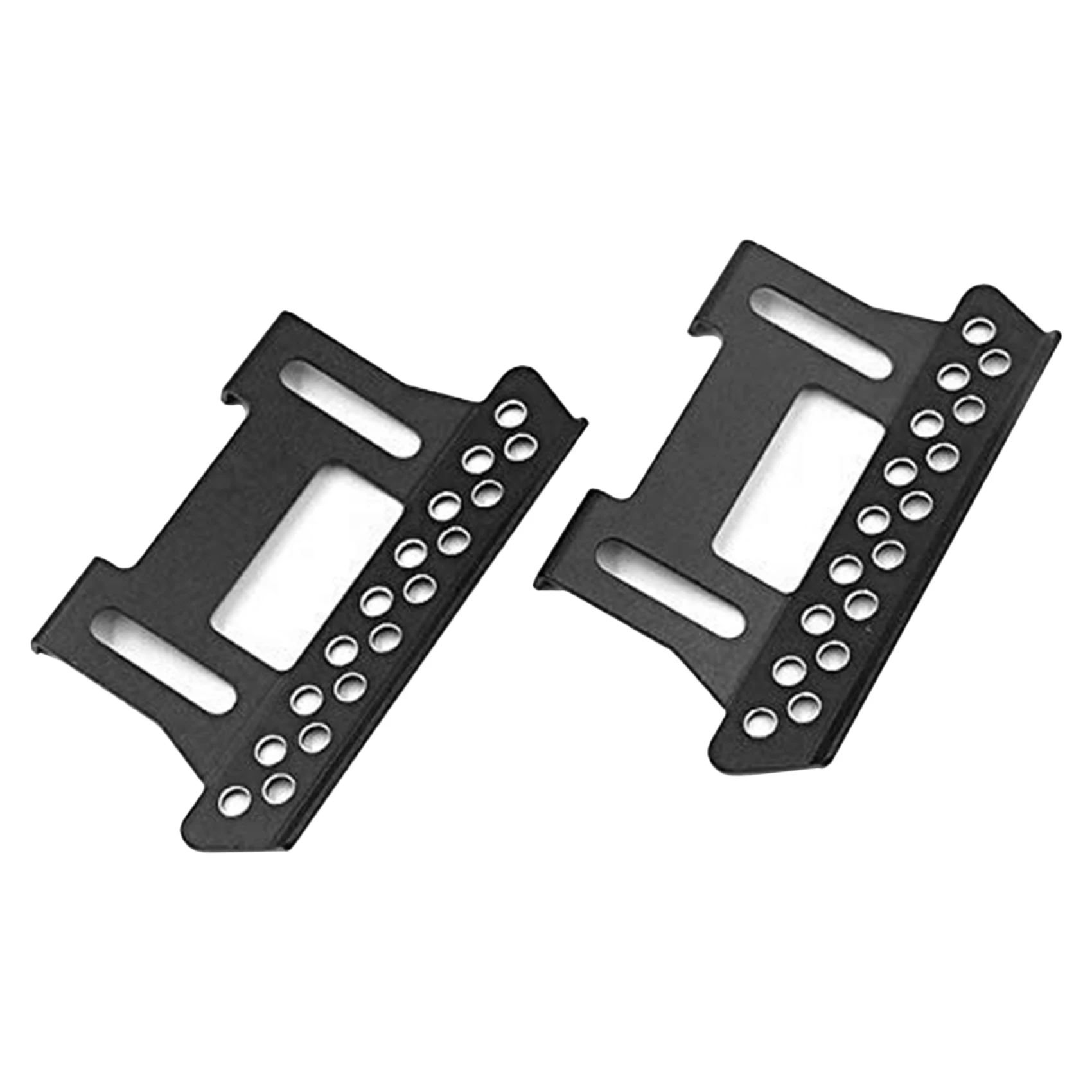 1 par de placas laterais de metal, pedais deslizantes para 1/10 rc crawler axial scx10 rc4wd tf2 rgt 86100, peças de atualização