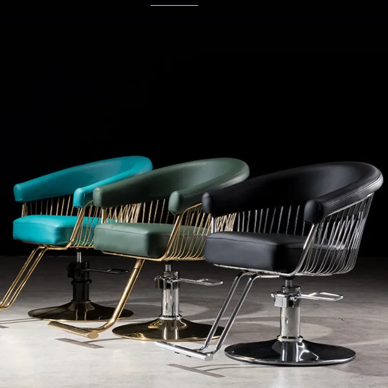 #&Fashionable Ergonomic Barber Chair Organizer Barbershop Design Aesthetic Barber Chair Modern Floor Stylist Chair Furniture