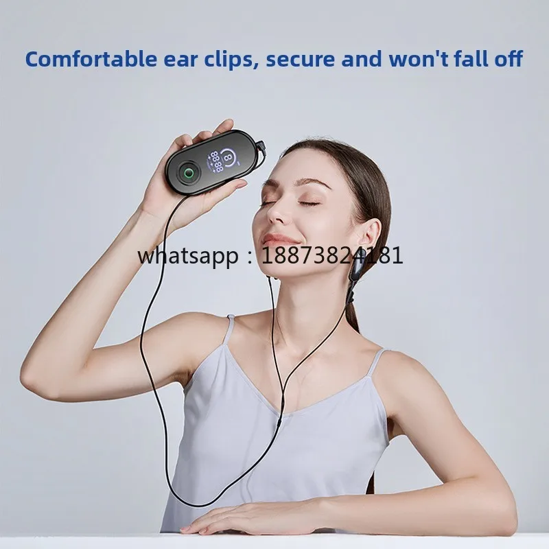 In Stock Ear Clip Type Spring Sleep Aid with Timing and Handheld Wire Control Microcurrent Salt Water  fast shipping