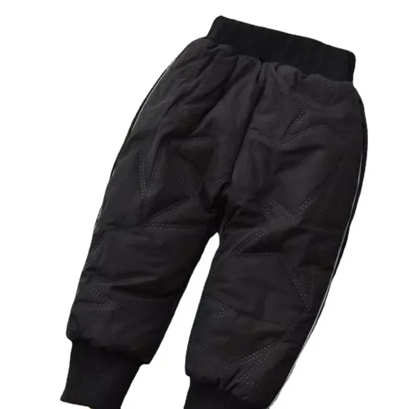 Mädchen dicke Skihose Winter Jungen vier Schichten gepolsterte Hose Kinder hose Kinder kleidung Fleece warme Baumwoll hose 1-8y