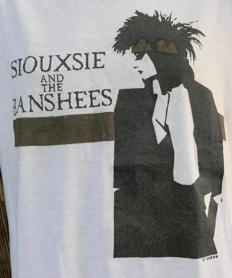 80's Vintage 1986 SIOUXSIE & The Banshees USA Tour T Shirt EN530