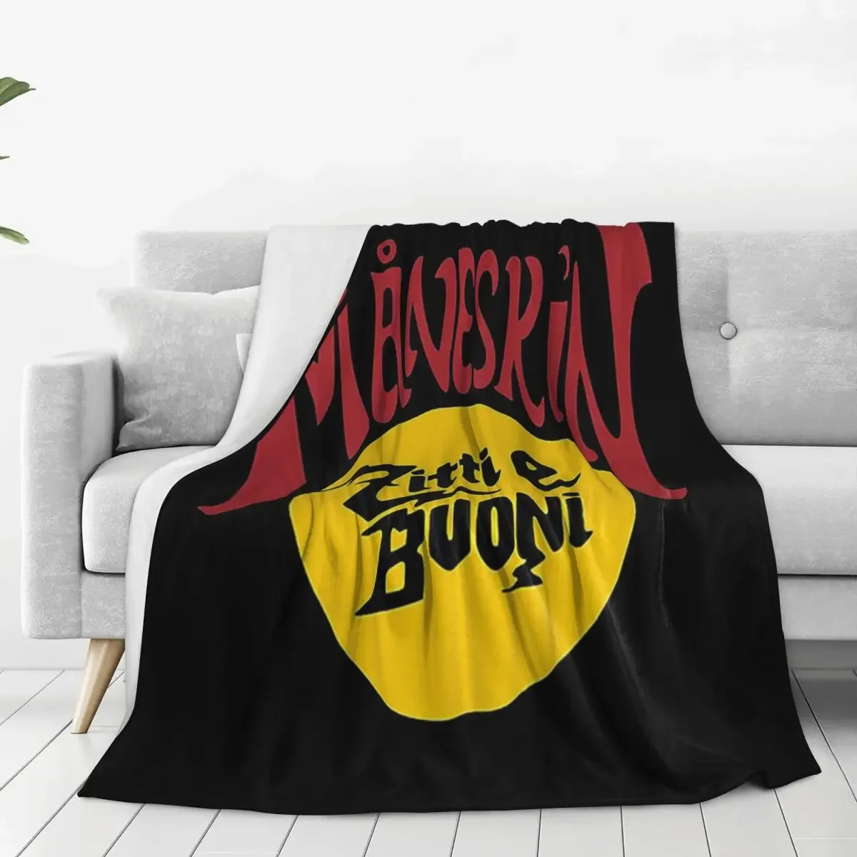 

Vintage Maneskin Rock Band Blankets Flannel Portable Sofa Throw Blankets For Home Bedroom Office Throws Bedspread Quilt