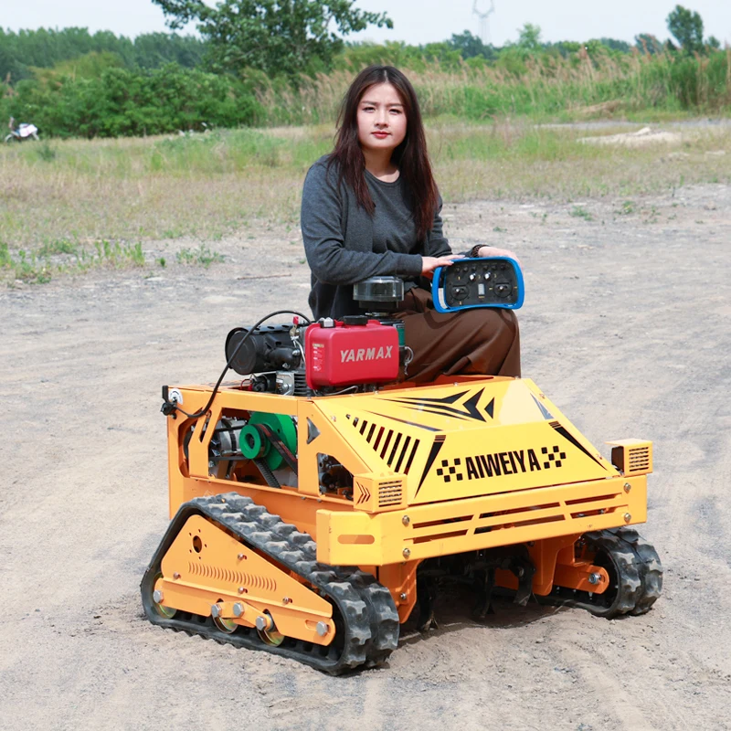 Customized Latest Design Remote Control Lawn Mower Self Propelled Lawn Mower Grass Cutting Machine For Lawn