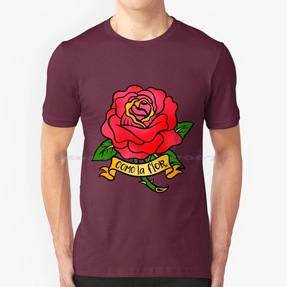 Selena Quintanilla. Como La Flor Sticker T Shirt 100% Cotton Tee Selena Quintanilla Como Flor