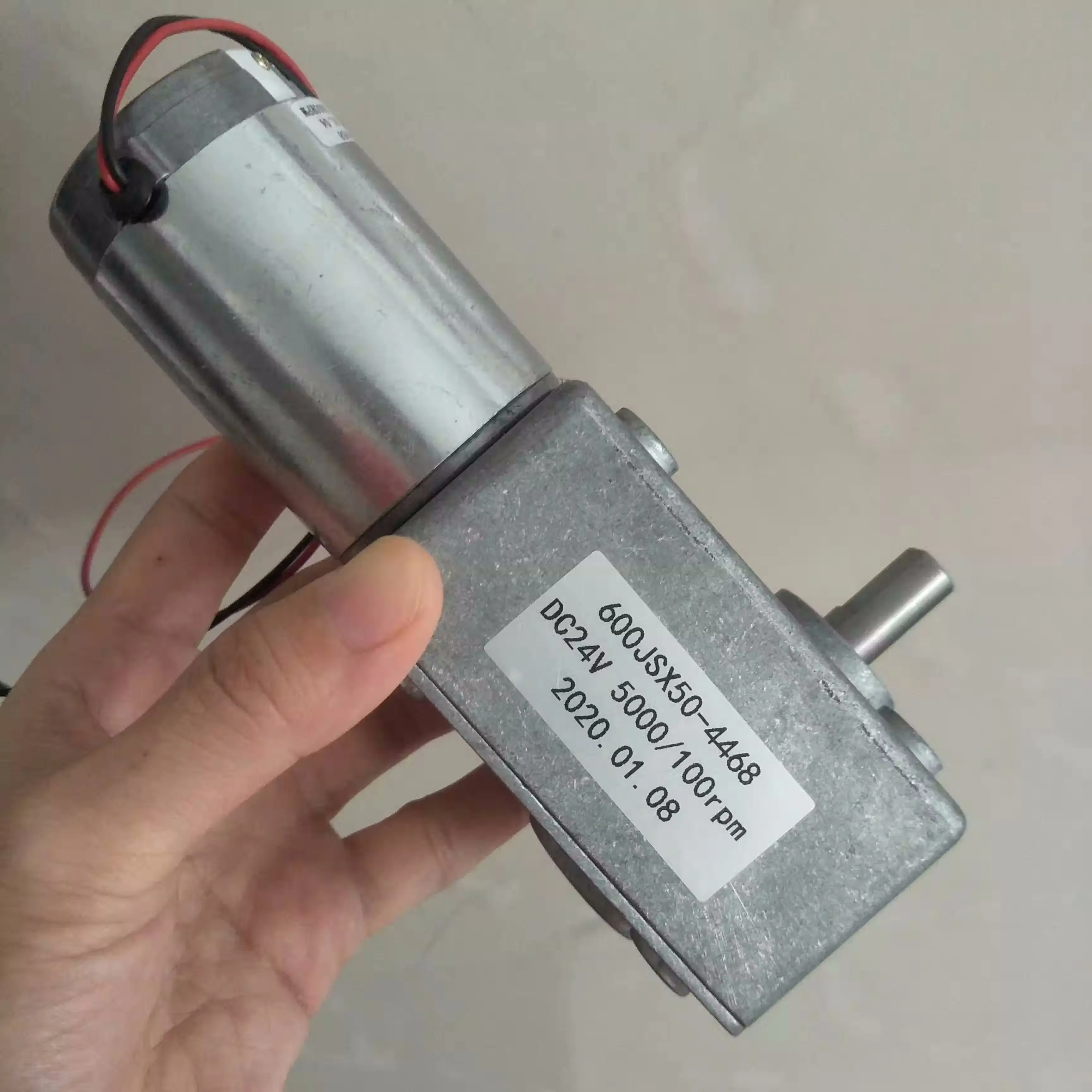 Worm Gear DC Reduction Motor With Super Torque 200KG.CM DC12V 24V 40W Positive And Reverse Speed Regulation Engine