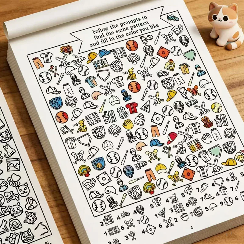 

Книга заданий на поиск и поиск по подсказкам, 32 страницы | Книга для детей «Найди картинки по цвету и форме» | Обучающая книга-головоломка