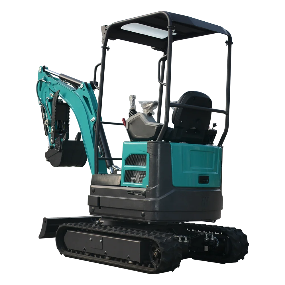 Nicooil حفارة صغيرة 1.8 طن مع وسادات مطاطية وأصابع هيدروليكية، حفارة زاحفة صغيرة، جودة سريعة وعالية