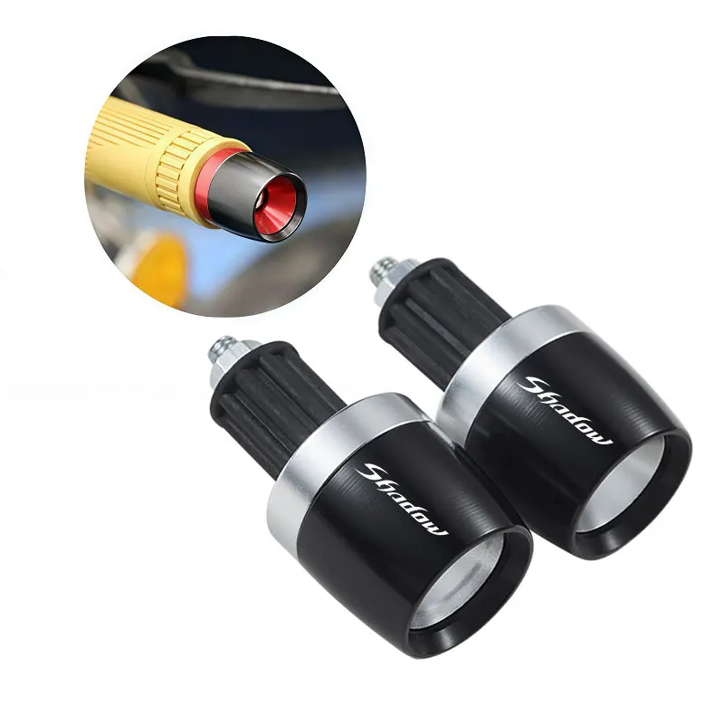 

2026 New For Honda Shadow VT 400 VT600 VT1100 Motorcycle Handle Bar End Weight Handlebar Grips Cap Plug Accessories