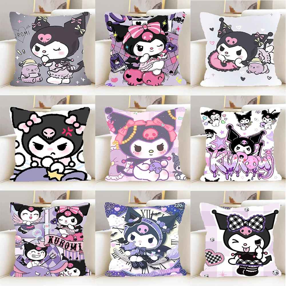 

Cute Kulomi pillow cover girl heart room decoration living room sofa cushion cover bedroom home decoration