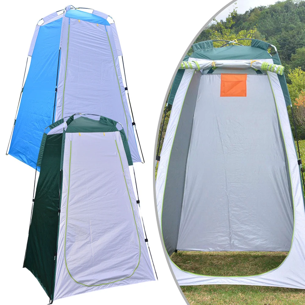 Portable Beach Shower Toilet Changing Tent Sun Rain Shelter Privacy Shelter Tent With Window For Outdoor Camping Bathroom Parts