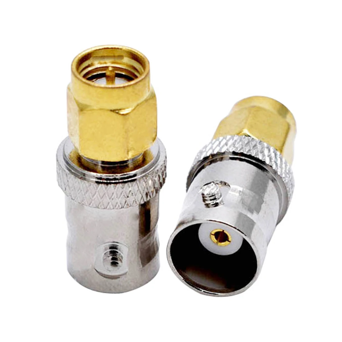1pc BNC Female Jack to SMA Male Plug RF Coax Adapter Convertor Straight Nickelplated New Wholesale for CCTV