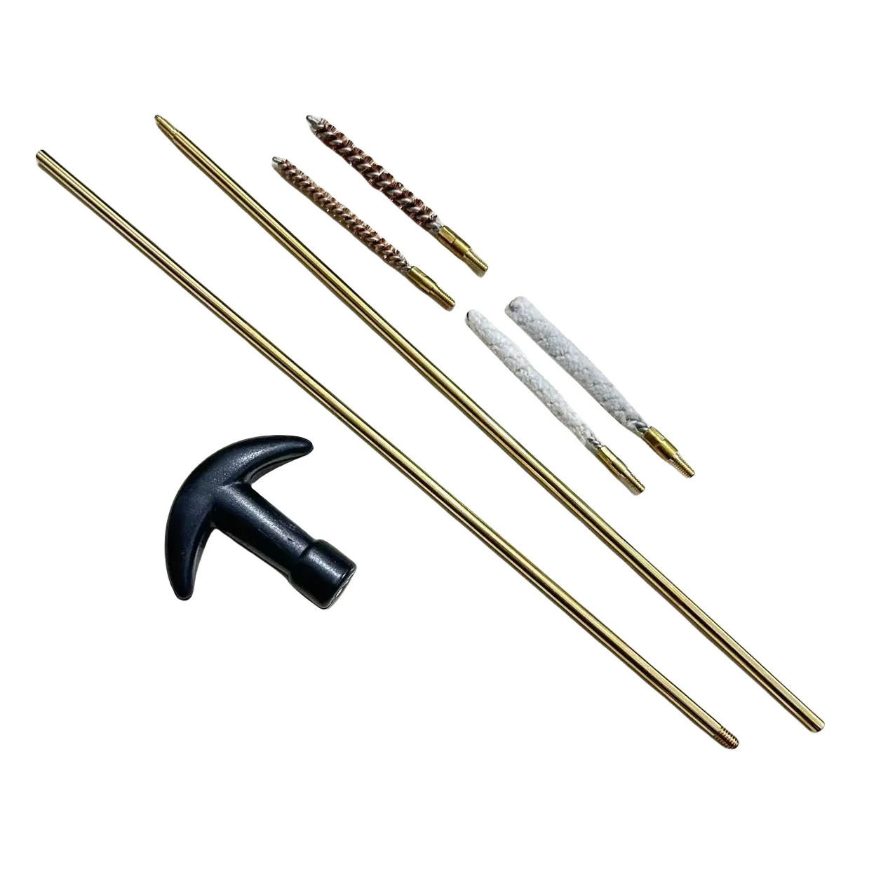 

2024 New Tactical Air Rifle Cleaning Kit Barrel Cleaning Wire Brush Wool Mops for Hunting .177 .22 Rifles and Pistols