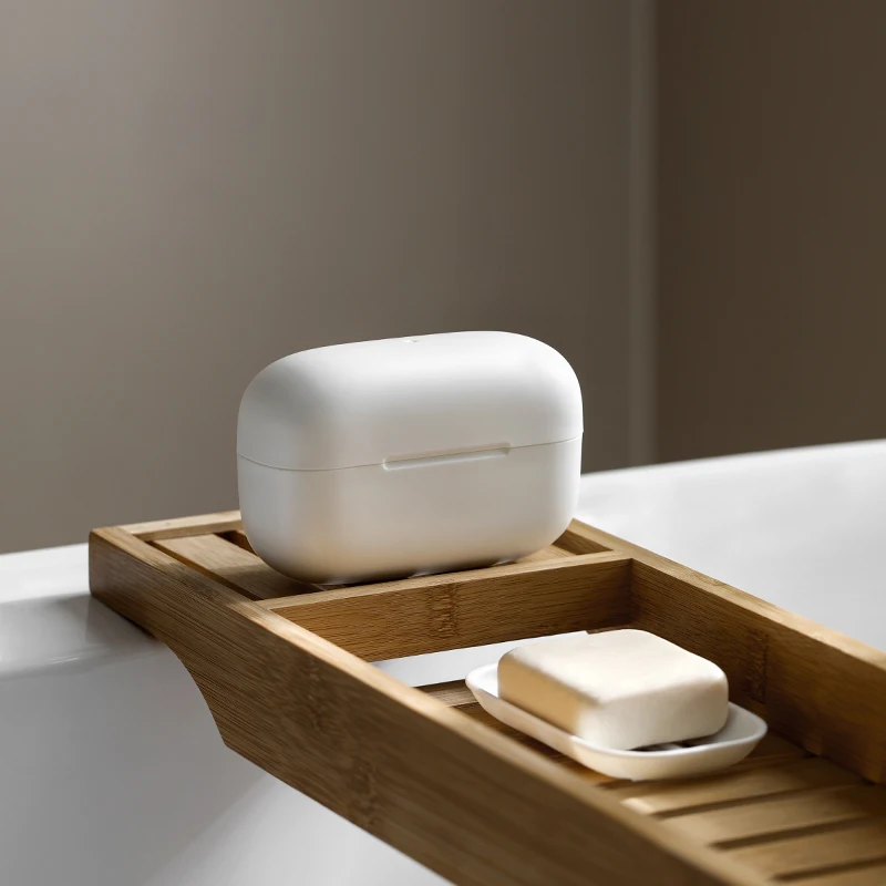 

Travel Soap Box Portable Soap Box with Lid Soap Box for Traveling Business Trips Laundry Water-Draining Storage Soap Box