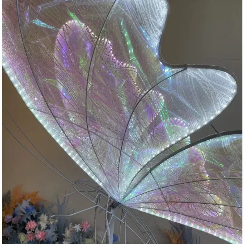 Wedding Decor Light Butterfly Led Elegant Creative Stage Road Lead Wedding Party Decoration Lamps