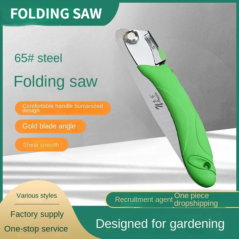 Hand Saw Manual Folding Camping Saw Hacksaw 65# steel Saw Blade ,Portable Tree Pruning Foldable Camping Tourist Hand Saw