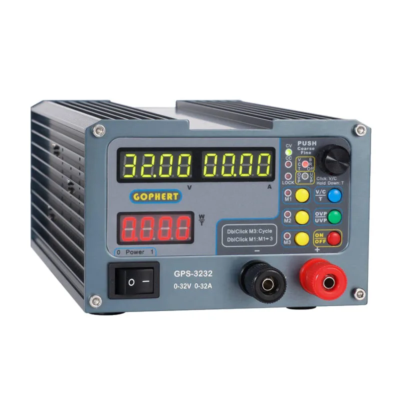 GPS-3232/6017/8412/7015/10010 High Power Adjustable Digital DC Voltage Regulator 100V-240V Industry Electronic Detected