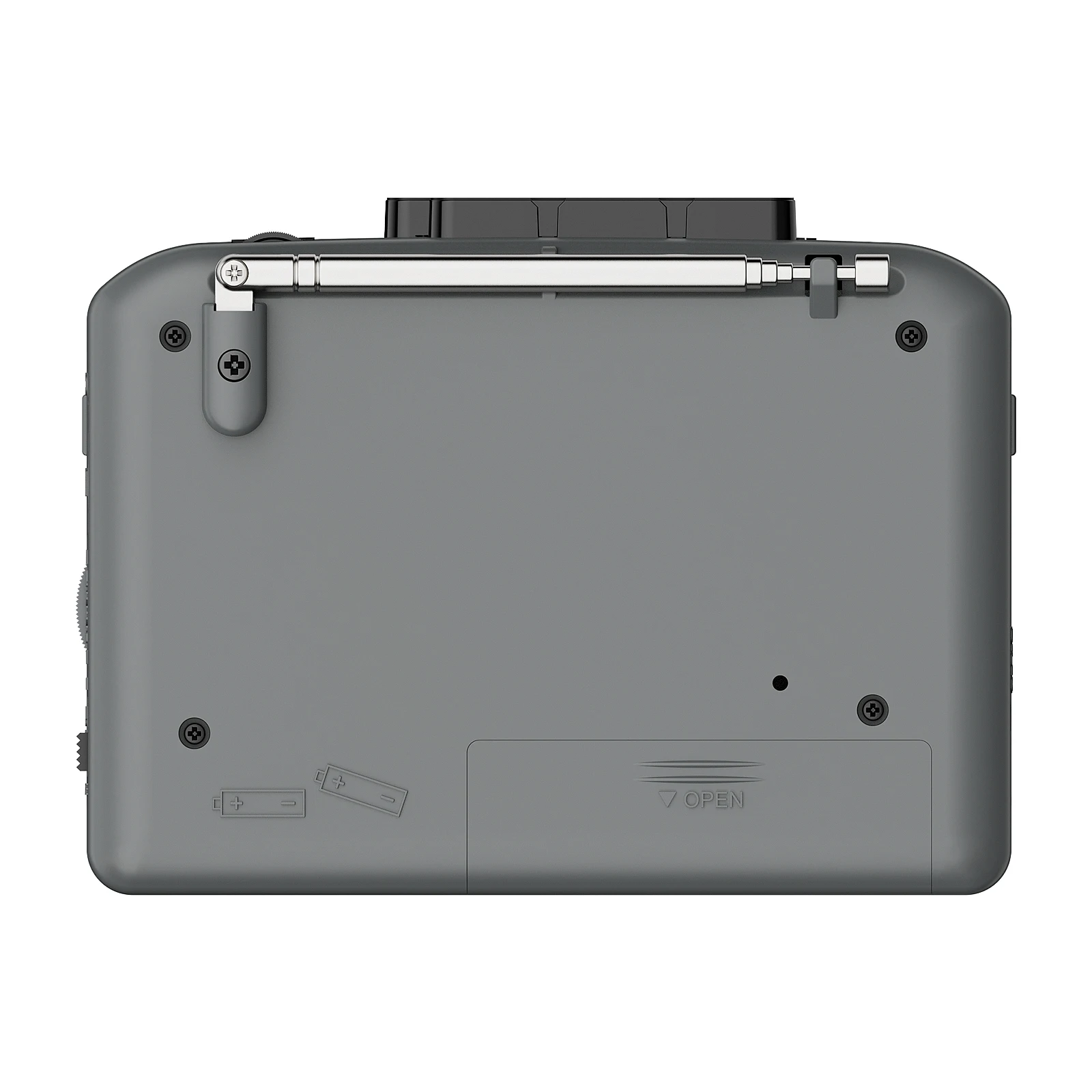 Reproductor de Cassette con convertidor con micrófono AM/FM en grabación a tarjeta TF