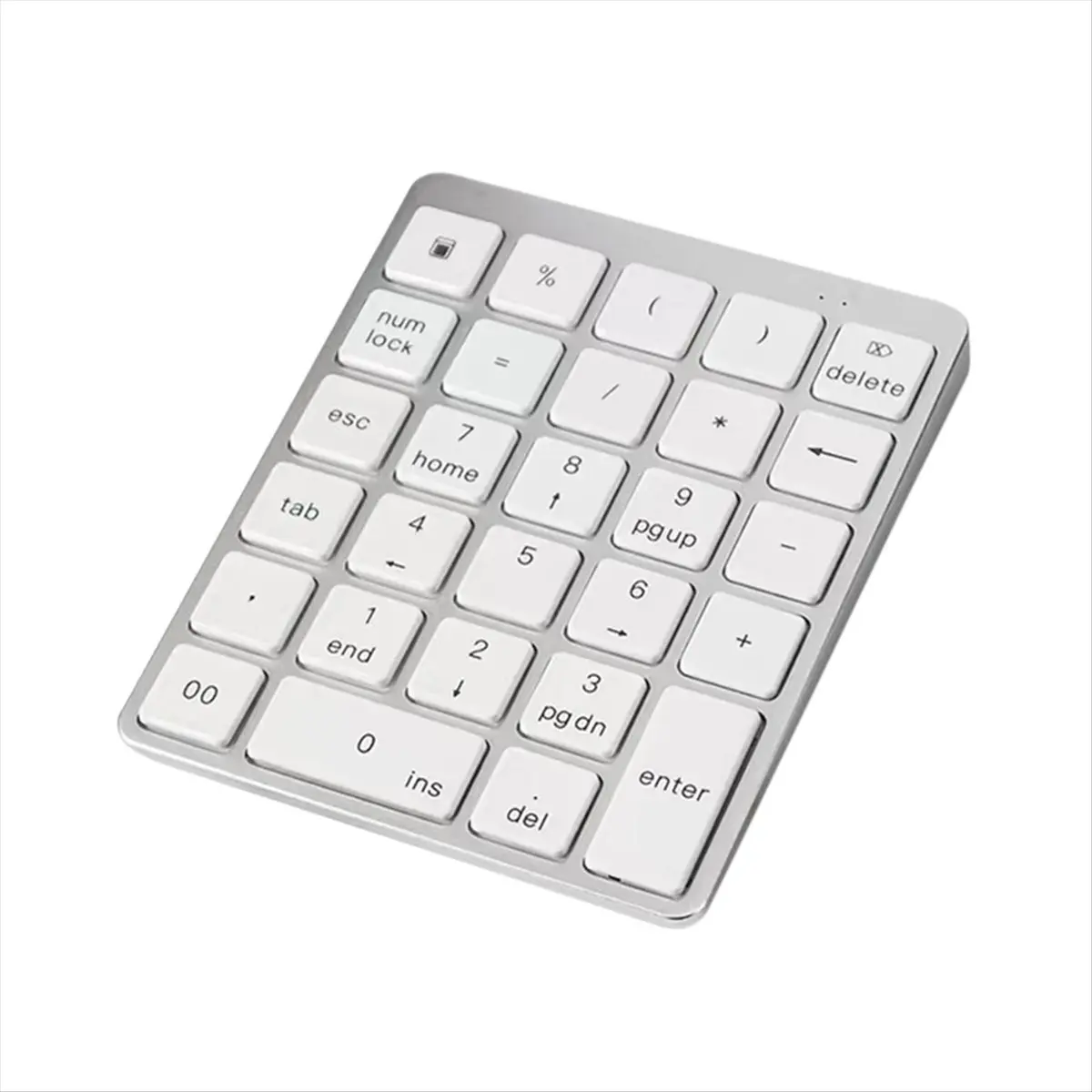 [VALUE PACK]Bluetooth Numeric Keyboard 28Keys Portable Wireless Keyboard for Tablet PC Laptop Rechargeable Numpad Digital