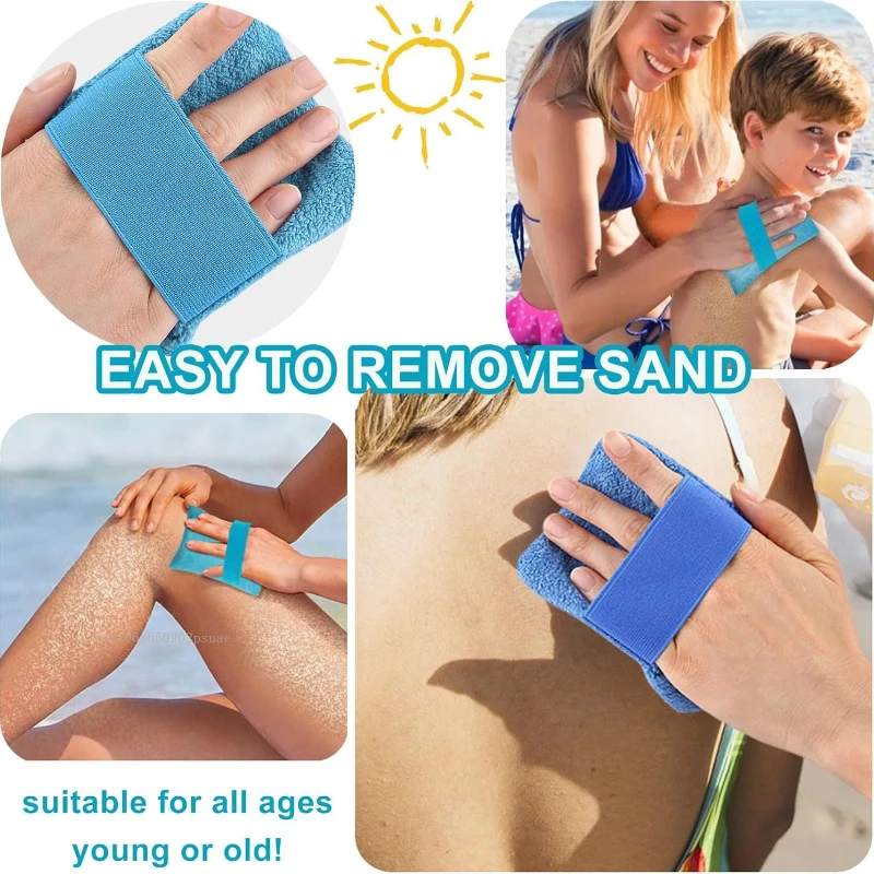 เครื่องกําจัดทรายสําหรับชายหาด, ถุงมือกําจัดทราย, สิ่งจําเป็นสําหรับวันหยุดชายหาด ถุงกําจัดทราย อุปกรณ์ชายหาด 2025