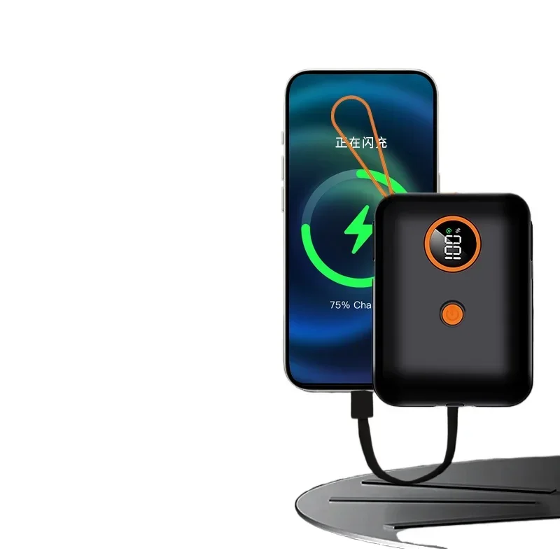 

*The power bank has its own cable of 10,000 mAh, and the aircraft can carry digital display with a large capacity of 22.5W