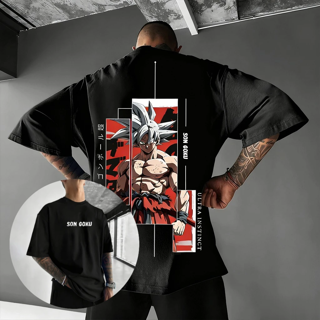 Dragon Ball Z Son Goku T Shirt Man Women Anime Cotton Tee 2026 Summer Oversized Casual Streetwear Short Sleeve Graphic Print Top