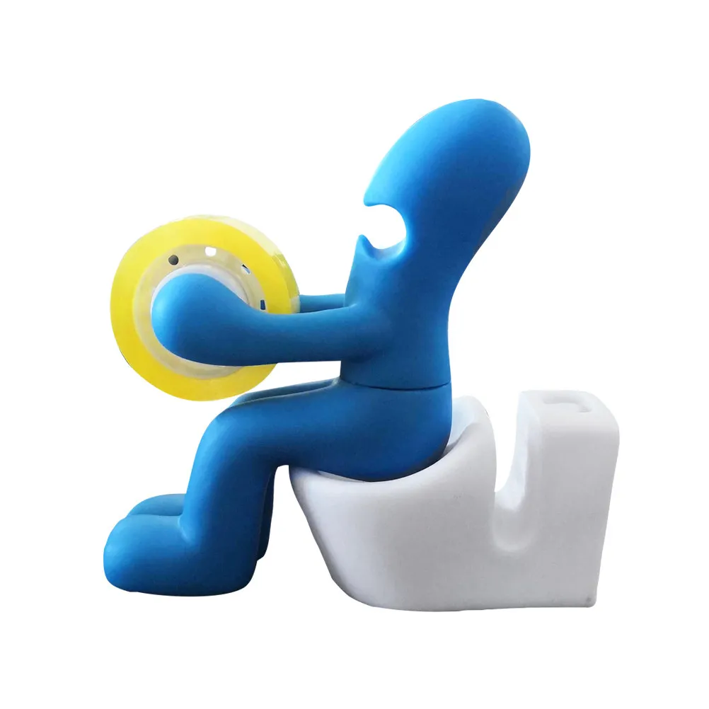 

Диспенсер для ленты в форме туалета, креативный дизайн, многофункциональный держатель для канцелярских принадлежностей для офиса, дома, школы