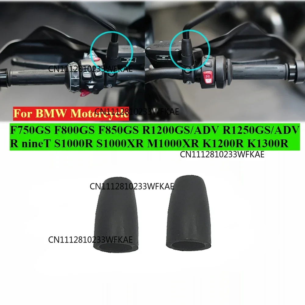 51167698437 For Bmw F700gs F750gs F800gs F850gs R1200gs R1250gs Adv S1000R XR R NineT K1200r K1300r Rearview Mirror Rubber Cover