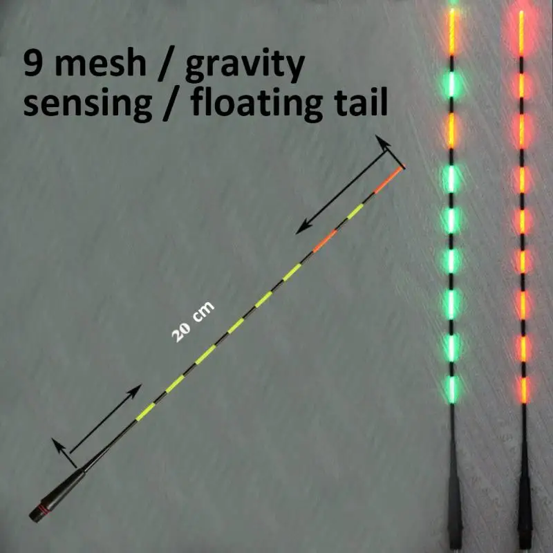 Imagem -05 - Inteligente Led Flutuadores de Pesca Luminous Float Light Stick Sensor de Gravidade Noturna Acessórios de Pesca Alta Qualidade Eletrônico