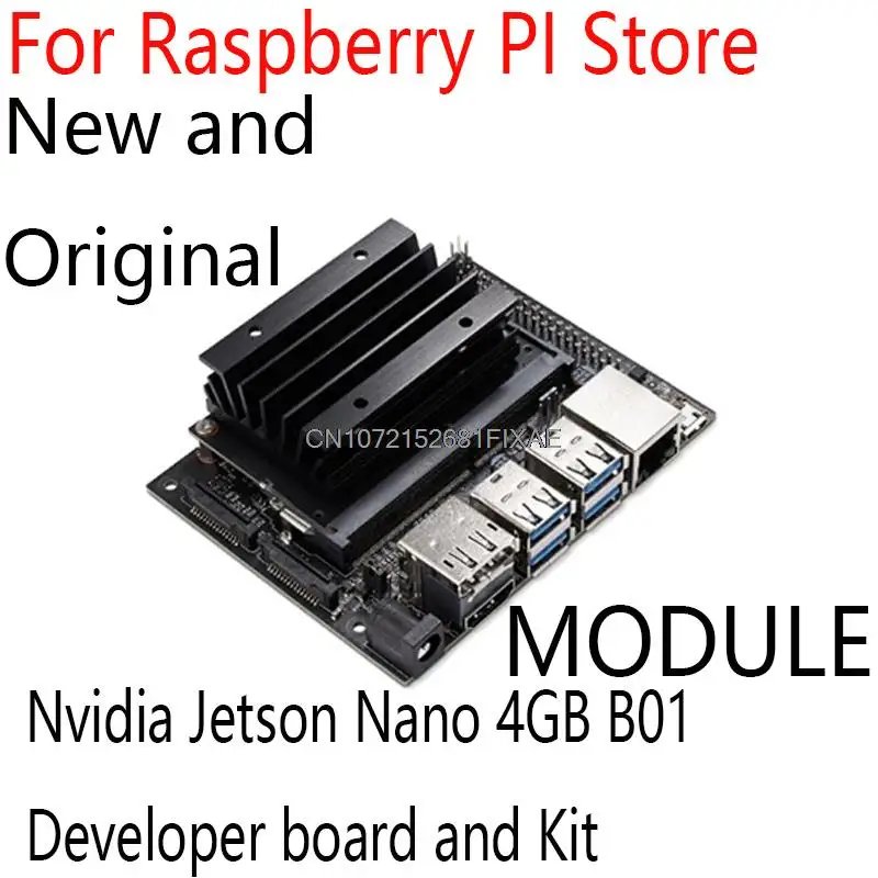 

Original Small Powerful Computer for AI Development Support Running Neural Networks Nvidia Jetson Nano 4GB Developer Kit (B01)