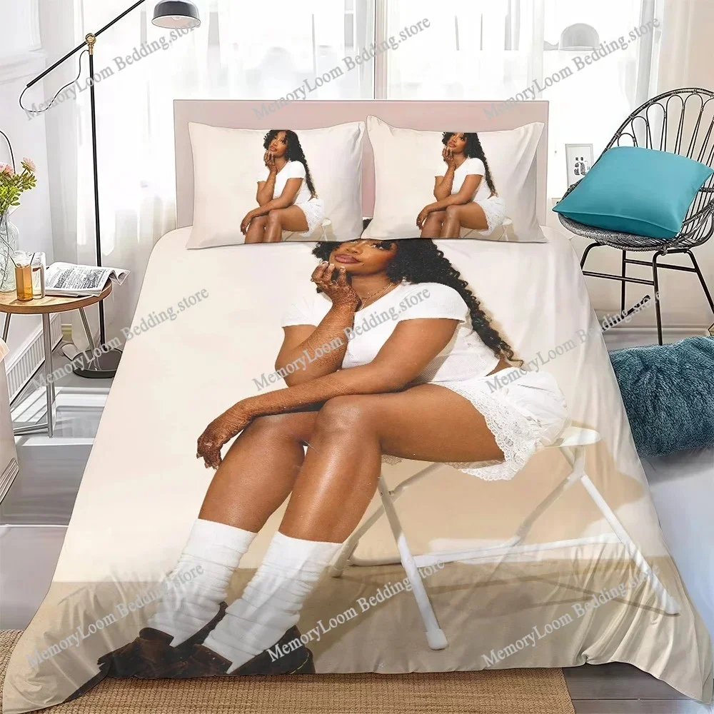 

Hot Singer Sza Lana Duvet Cover Set Home Style Bedding Soft Laundry Cotton Bed Four Seasons Student Dormitory Home Textile741