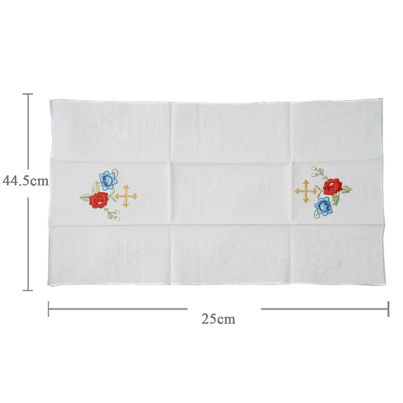 Altar Purifica Torium Cross Embroidered Pall Corporal Purificator Hand Towel Catholic Church Mass Communion Supplies