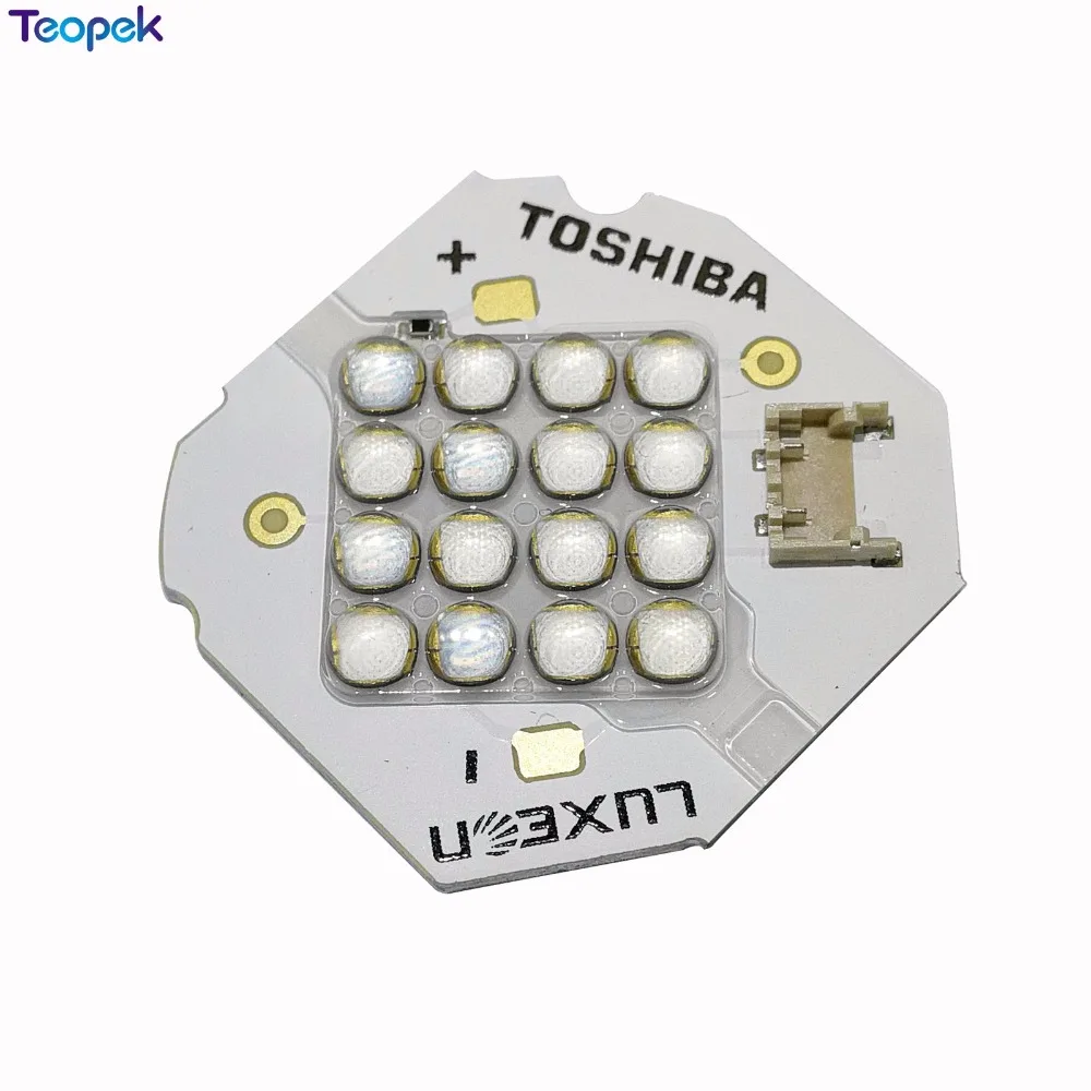 5 sztuk TOSHIBA 45W Luxeon Rebel ES Royal Blue 450NM 400LM Żarówka Led Lampa Światła 16 Diod Led