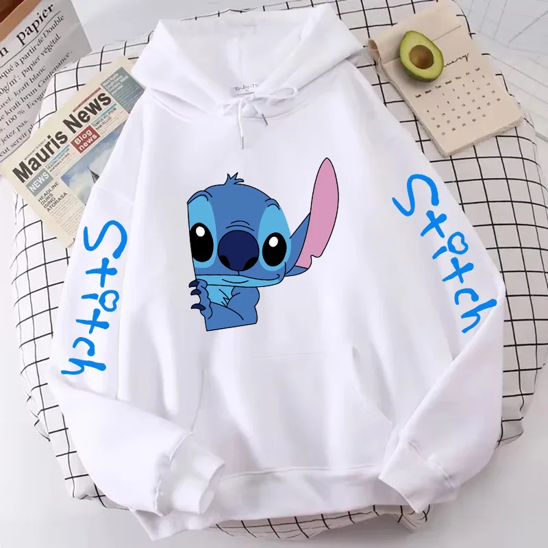 남녀공용 90 년대 힙합 릴로 스티치 후디, 하라주쿠 귀여운 애니메이션 맨투맨 만화, Y2k 고딕 스트리트웨어, 만화 후디