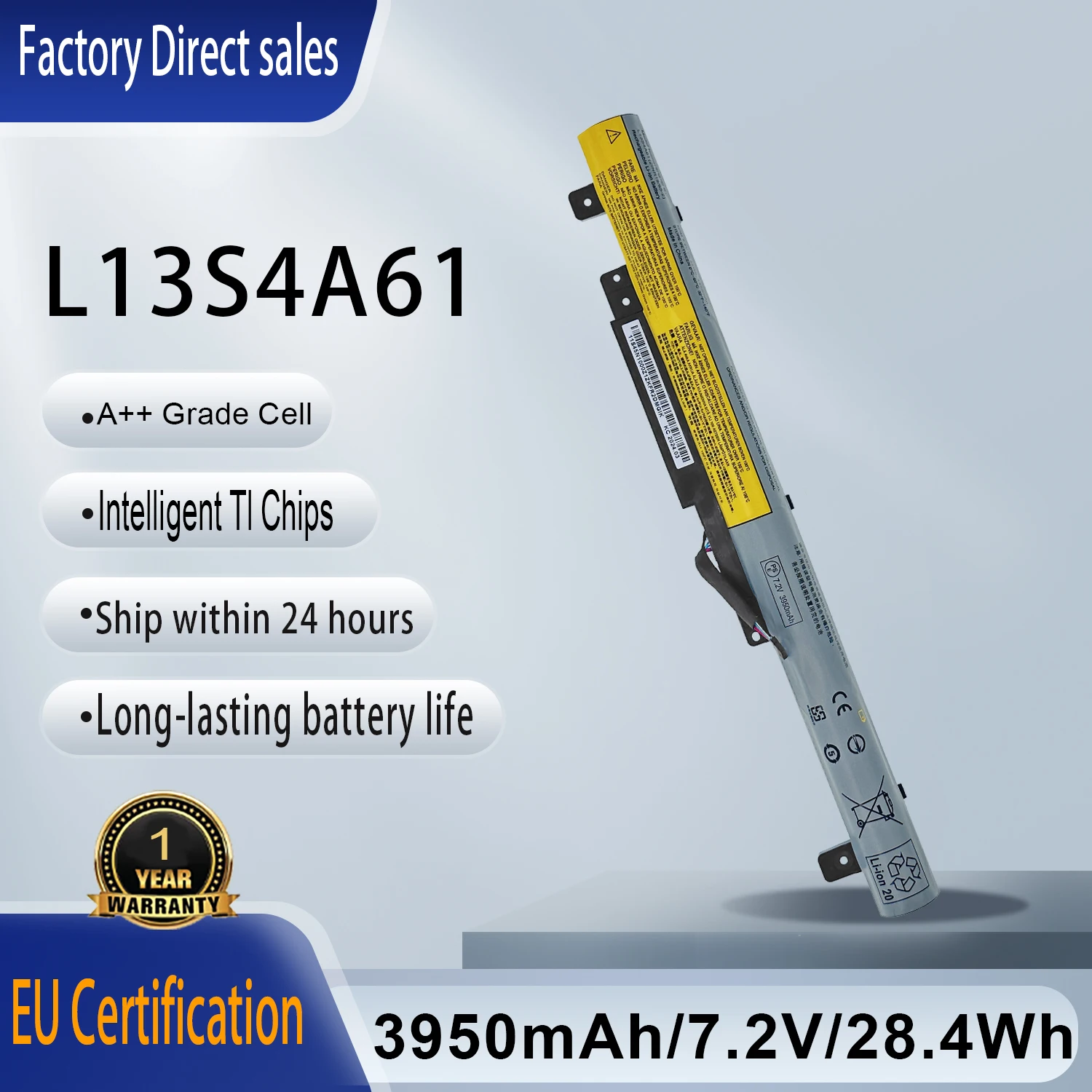 L13S4A61 L13L4A61 L13M4A61 Laptop Battery For Lenovo M50-70 Flex 2-14 2-14D 2-15 2-15D 15 15D 20377 Series 121500260 121500261