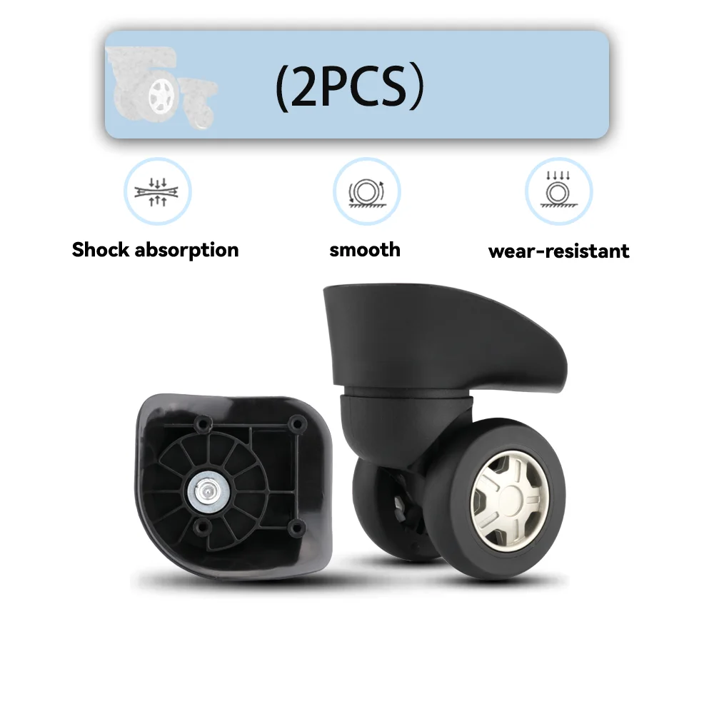 Repuesto de rueda Original para Samsonite, Maleta giratoria, suave, silenciosa, amortiguadora, accesorios de ruedas