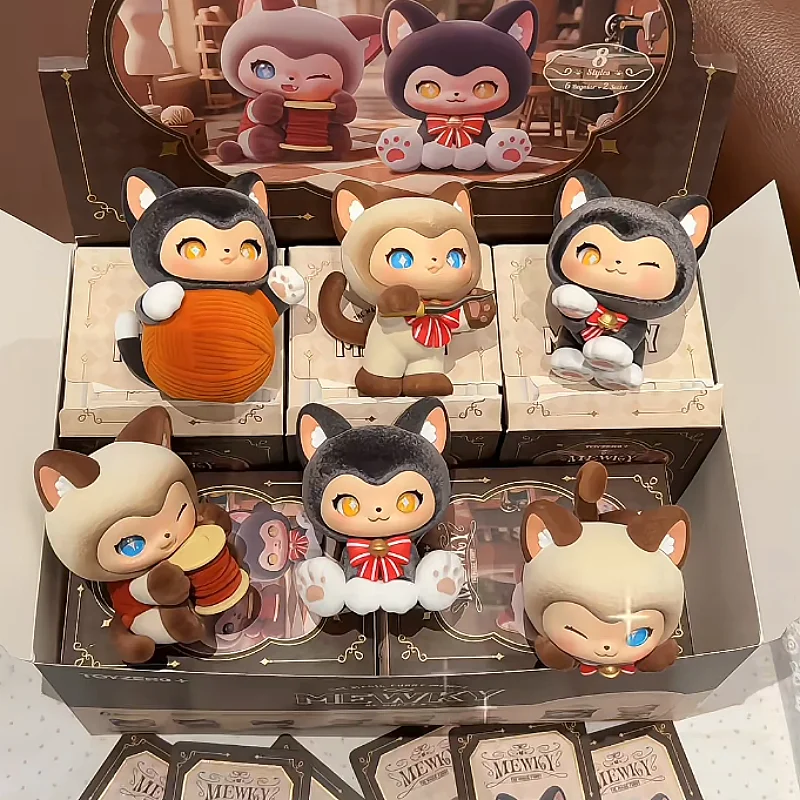 

Genuine Mewky V1 The Magic Furry Series Blind Box Exquisite And Interesting Toys Trendy Collectible Figurines Mysterious Boxes