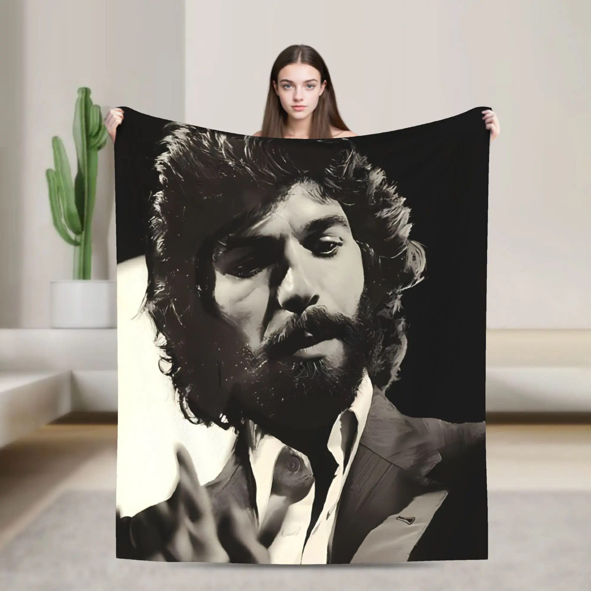 COOL D-De La Isla Camaron Warm Soft Blanket  Girls Boys Plush Throw Blanket Fashion Living Room Flannel Bedspread Sofa Bed Cover