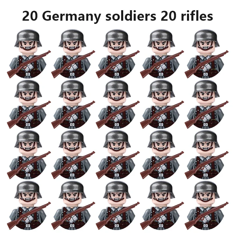 20 military action figures, gifts and toys from the Soviet Union, the United States, Britain, France, Japan, Canada and Italy. image 3