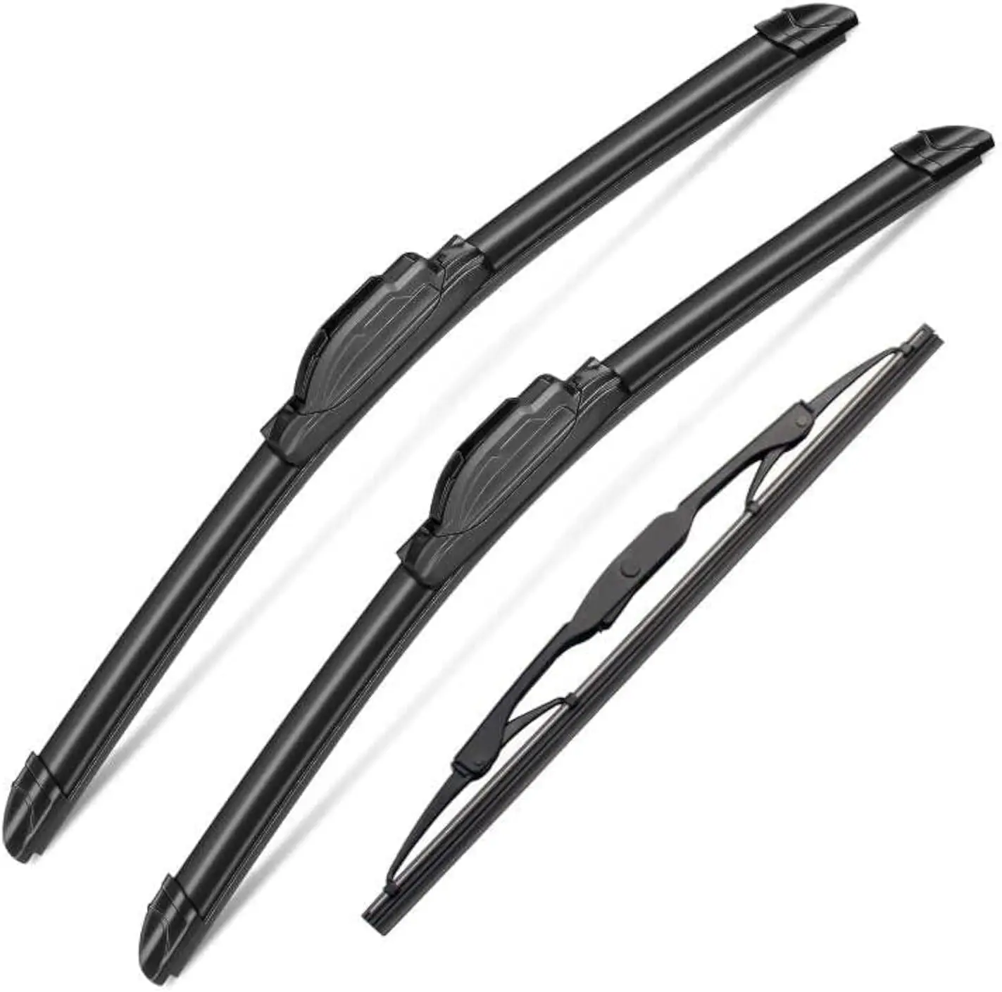 

3Pcs All Weather Wiper Blades for Chevrolet Trailblazer 2002-2006 with J-Hook - 22" 22" 16"