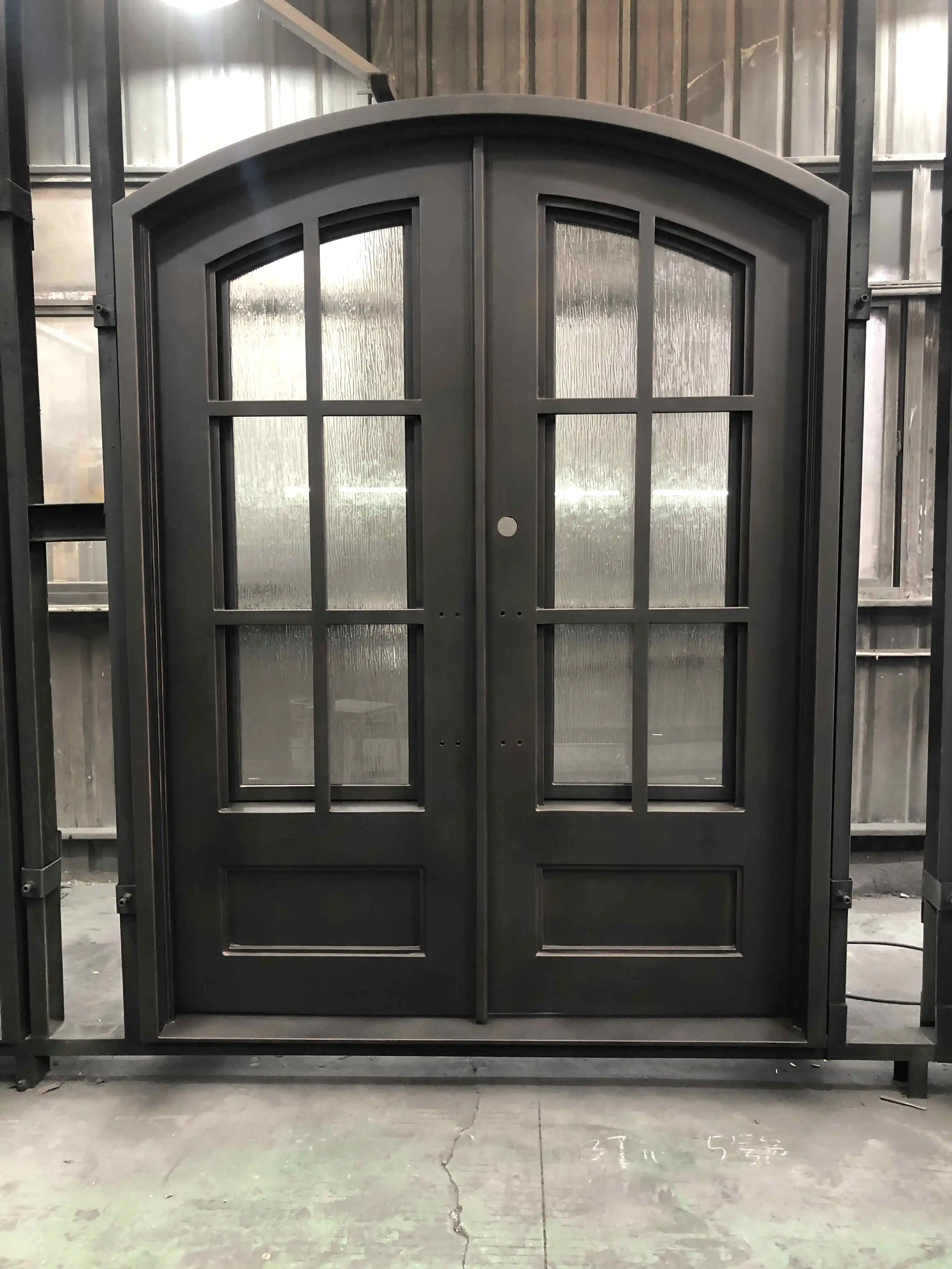 Porta exterior do ferro forjado, alta qualidade