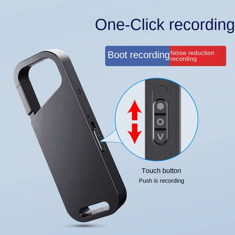 Mini High-definition Voice Recorder Keychain Noise Reduction Portable Digital Voice Controlled Recording Pen Music Play