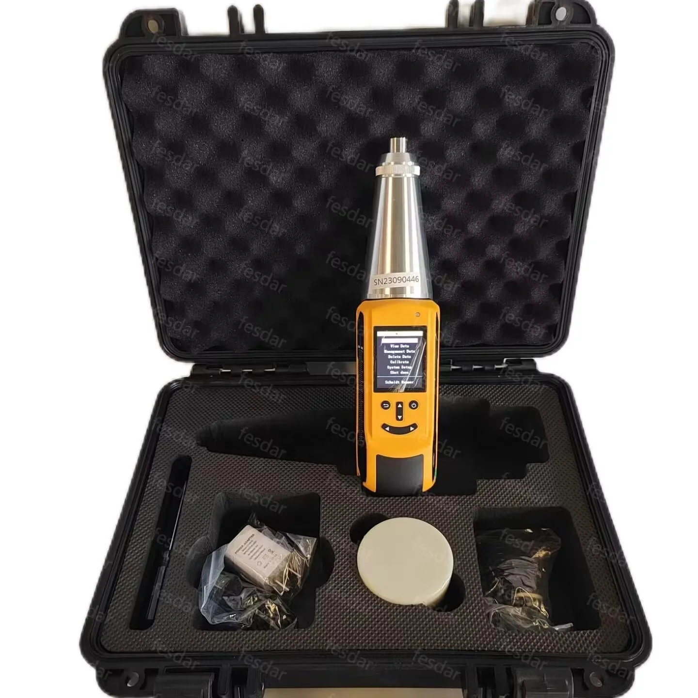 Tester di forza del metodo di rimbalzo ad ultrasuoni con martello per test di rimbalzo digitale per calcestruzzo