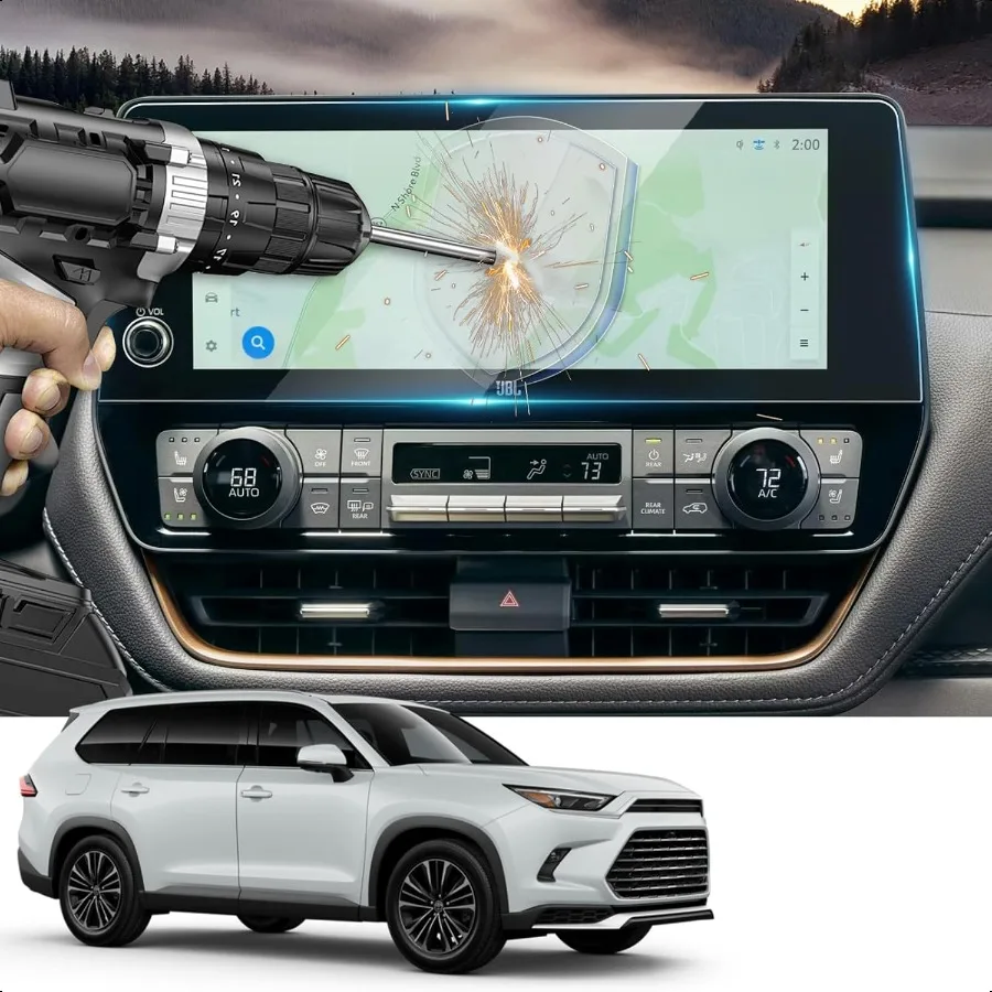 

for 2024 Grand Highlander Accories Navigation Screen Protection for 2024 Grand Highlander Hybrid XLE Limited Platinum 12.3 Nav