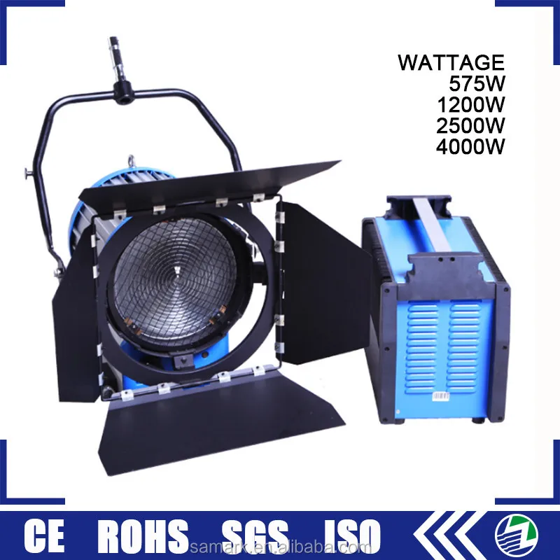 

Guangzhou wholesale 575w 1200w 2500w 4000w hmi fresnel studio light for sale