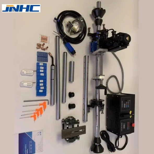 Portable Horizontal Line Boring Welding Machine 55-300mm Capacity Excavator Loader Bulldozer Hole Repair Double Shaft