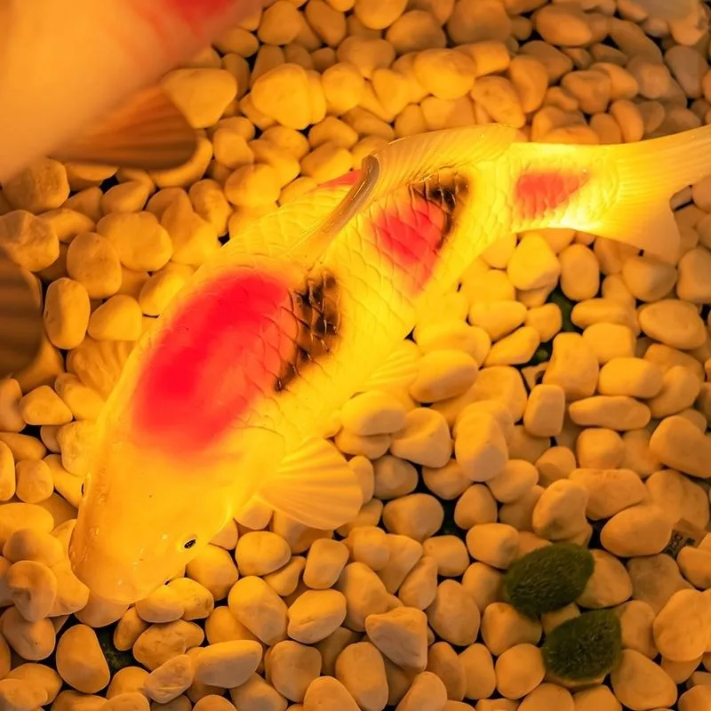 Carp pool fish tank decorative light sketch light