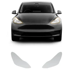 Pre-cut PPF Car Headlight Protective Film TPU Clear For Tesla Model Y 2020 2021 2022 2023 Rearview Transparent Scratch Resistant